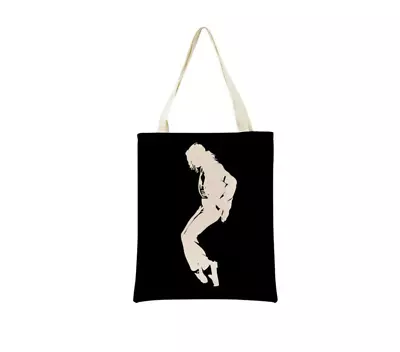 13x14 Michael Jackson Vintage Style Linen Tote Shoulder Weekender Library Bag • $19.99