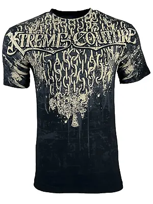 Xtreme Couture By Affliction Men's T-shirt Rebel Black Biker S-5XL • $24.99