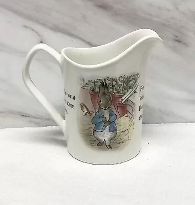 Peter Rabbit Wedgwood Of Etruria Creamer 4.5  Beatrix Potter Pitcher Jug England • $12.99