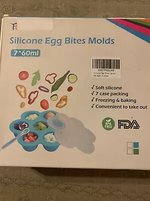 7 Case Silicone Egg Bites Mold Cooker Kitchen Instant Pot Accessories W/Lid(New) • $8.99