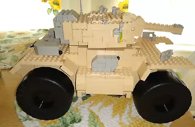 98% COMPLETE VTG Mega Bloks 9761 Desert Patrol Vehicle Tank Coll. Series READ!!! • $34.95