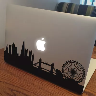 LONDON CITY SKYLINE Apple MacBook Decal Sticker - All Sizes Available • £5.49