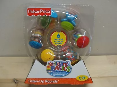 New Fisher Price Listen-up Rounds Brilliant Basics  6 - 36 Months • $10