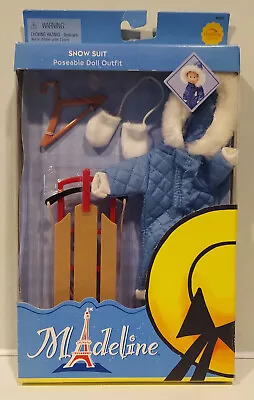 Madeline Snow Suit Ski Outfit Poseable Doll Outfit 84223 New Learning Curve 2002 • $38.99