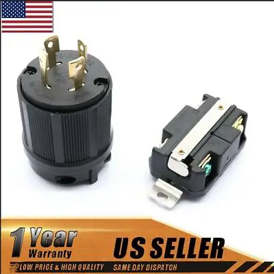 $12.39 • Buy Plug Connector NEMA L14-30R L14-30P 30A 125/250V For Generator Cord Assembly 584