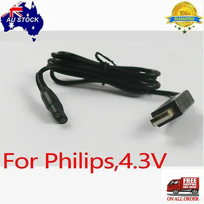 Charger For Philips Shaver A00390 4.3V USB Power Adapter Battery Cable New AU • $7.97