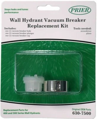 $12.92 • Buy Prier Vacuum Breaker Replacement Part KIT Durable Aluminum Chrome 630-7500L 