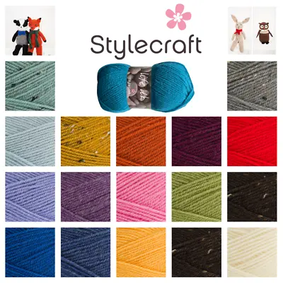 Stylecraft Life DK Knitting Premium Acrylic 25% Wool Crochet Soft Yarn 100g • £3.69