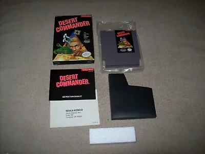 Desert Commander (Nintendo NES Video Game) COMPLETE Box Instructions • $34.99
