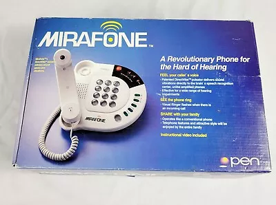 Mirafone Revolutionary Phone For The Hard Of Hearing OP201 Single Line Corded • $10.78