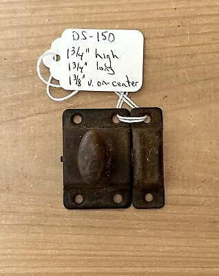 DS-150–Vintage Stamped Metal Early 1900s Cupboard Cabinet Latch Complete • $12.50