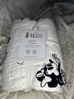 Pottery Barn Kids Disney Minnie Mouse Quilt Toddler Original New • $100