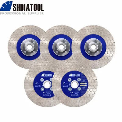 5''/125mm Diamond Blade Double-sided Cutting Grinding Wheel For Tile M14 Flange • $99.86