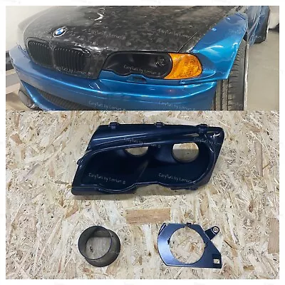 BMW E46 M3 Left Cold Intake 3 Inches Air Duct Headlight Replacement Watch Video • $200