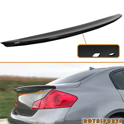 For 07-15 Infiniti G35 G25 G37 Q40 Sedan Gloss Black Duckbill Rear Trunk Spoiler • $48.99