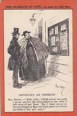 £9.50 • Buy COMIC :   Obviously An Omission-PHIL MAY -DAVIDSON BROS-FRINTON-ON-SEA-RSO
