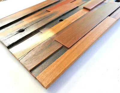 £28.95 • Buy Wooden Wall Decor, Coverings, Kitchen Backsplash, Reclaimed, Wood Wall Cladding