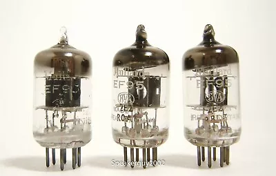 3 BVA Mullard Vacuum Tubes / EF95 -- RM1 • $34.95