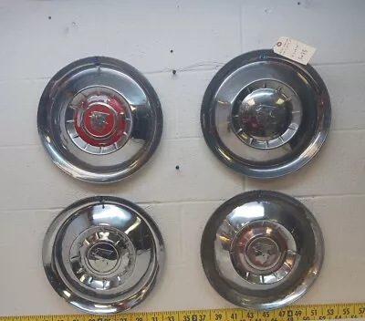 Used OEM Set Of 4 15” Hubcaps 1955 Mercury Montclair/Monterey (5035) • $207.49