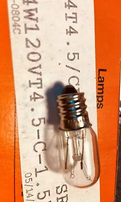 4w 120v Miniature Bulb Lamp - 4t4.5/cl • $2.50