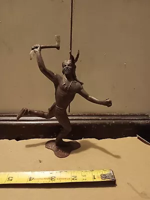 Vintage PlatiMarx 4  6 Inch Indian(Native American) Figure • $6.99