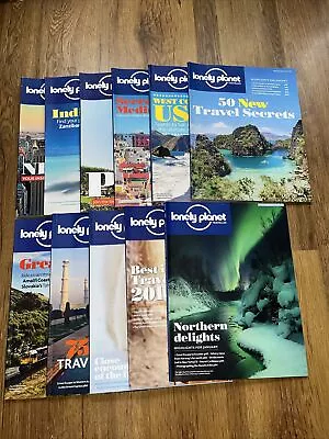 11 X Lonely Planet Magazine March 2015-Jan 16 Travel Magazines - Discontinued • £11