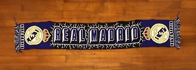 Real Madrid CF Authentic Official Licensed Product Soccer Scarf Purple 50”x8” • $17.99