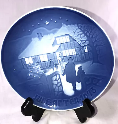 B & G Copenhagen Porcelain Country Christmas 9073 Plate 1973 Made In Denmark • $12.89