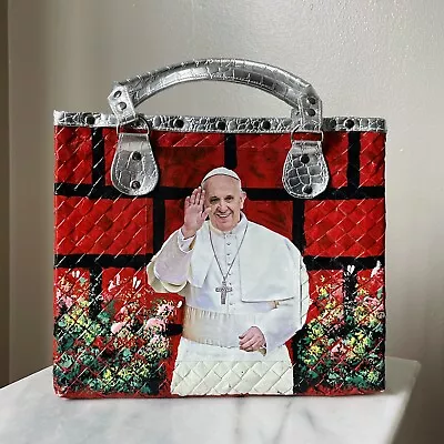 Pope Francis Vatican Blessed Special Memorabilla Bag Hand Made Philippines • $45