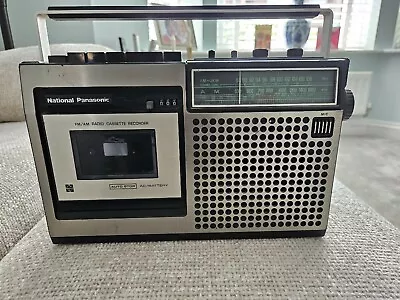 National Panasonic Radio Cassette Recorder Tape Player • £120