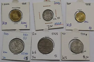🧭 🇷🇸 Serbia Old Coins Lot With Silver Some High Grade B66 #630 • $37.19