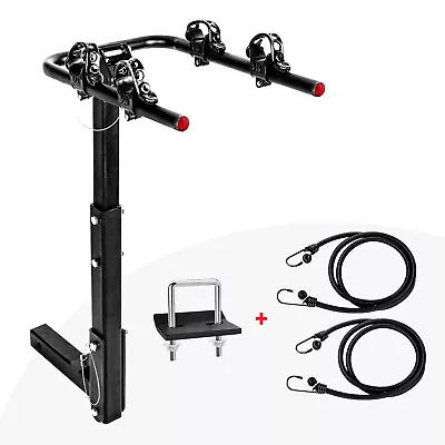 2 Bike Rack Hitch Mount Rack Foldable Bicycle Rack For Cars Trucks SUV's • $74.90