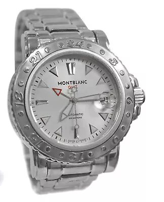 Montblanc Sport GMT 7061 Stainless Steel Date Men' Automatic 41MM Date Watch • $1343.85