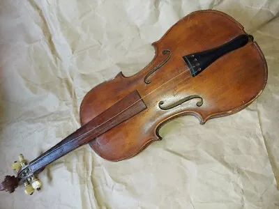 Vintage Sized 4/4 Violin. For Parts/repair. Has Enamel/metal Pegs • $249