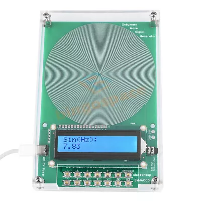 Schumann Wave Generator Pulse Sine Frequency + 3.5MM Audio Output Connector+Case • $23.74