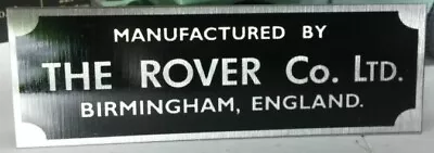 Rover Series 1 80 8 SWB Bulkhead Chassis Rover Factory  QUALITY Chassis Plate • $14.37