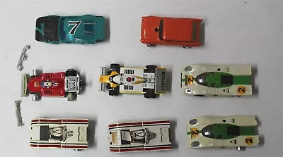 Vintage Slot Car Lot 8 Cars And Parts  Untested AFX And Others Renault Chevy • $22.61