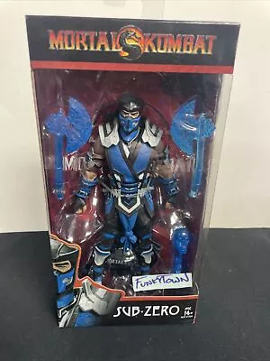 McFarlane Toys Mortal Kombat Sub Zero (Blue Suit) Action Figure - SEALED 2019 • $59.99