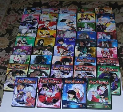 Inuyasha Dvd  Lot Of 44 Volumes 1-44 Complete Seasons 1-5 Part Of 6 Excellent • $79.99