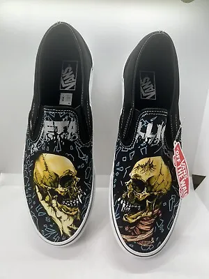 Vans X Metallica NEW Pushead Slip-On Mens Size 12 Shoes Sad But True HTF • $199.99