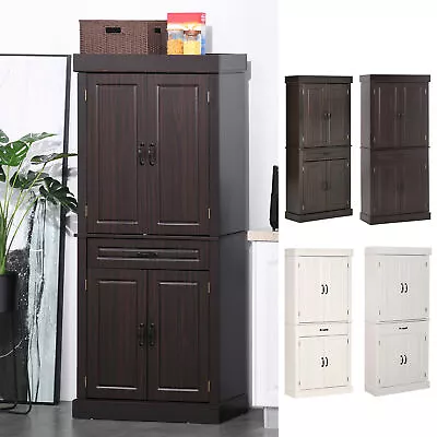 71  Farmhouse Freestanding Cupboard Storage Kitchen Food Pantry Cabinet • $247.99