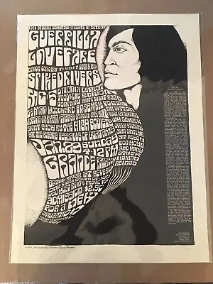 MC5 Poster Print Silkscreen GRIMSHAW Memorial Psychedelic Grande Ballroom Iggy • $99.99