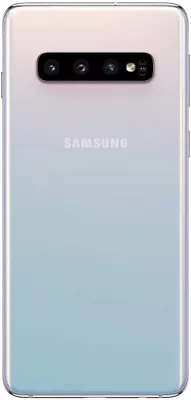 Samsung Galaxy S10 - 128GB White (Unlocked) *LIGHT IMAGE BURN* [SM-G973U] • $107