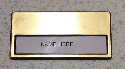 £20.81 • Buy Reusable Name Badges PACK OF 10 - STAFF, VISITORS, CONFERENCES, CARE HOME..ETC