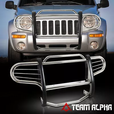 Fits 2002-2007 Jeep Liberty Chrome Stainless Steel 1.5 Bumper Grille/Brush Guard • $291.89