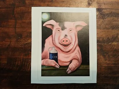 Moonshine Pig Sticker • $5.89