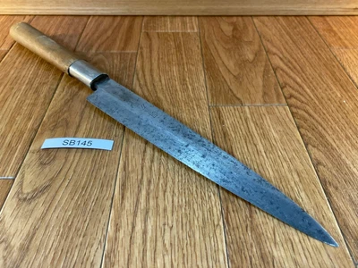 $31.98 • Buy Japanese Chef's Kitchen Knife Yanagiba Vintage Sushi From Japan 198/335mm SB145
