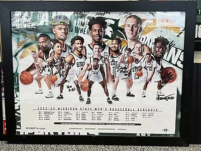 2022-2023 Michigan State Spartans Team Autographed Poster  • $299.99