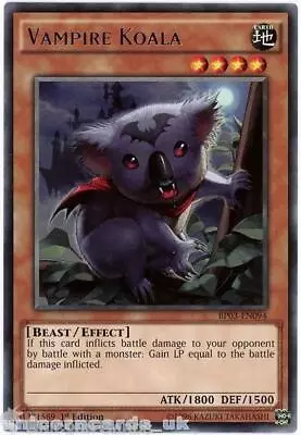 BP03-EN094 Vampire Koala Rare 1st Edition Mint YuGiOh Card • £0.99