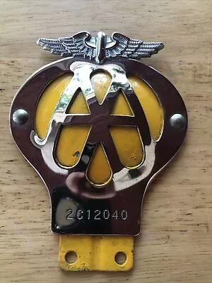 License Plate Or ￼hood Grill Ornaments  MG Vintage 3 AAA Badge • $75